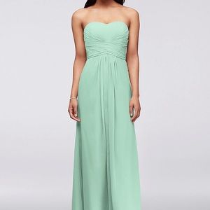 David’s Bridal Bridesmaid Dress in Meadow